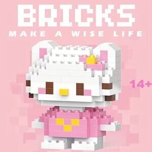 #6022 Hello Kitty & Friends - Pink Hello Kitty Mini Building Blocks Age 5+